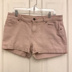 Urban Outfitters BDG Shortie light pink shorts